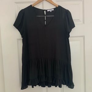3/$15 Nordstrom Peplum Blouse Top